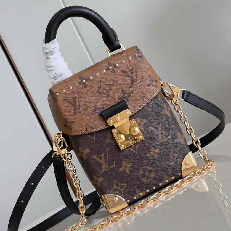 LOUIS VUITTON Camera Box Shoulder Bag Monogram Reverse M82465