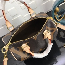 原单lv SPEEDY 25手袋配肩带M41113 M40390大花经典Monogram帆布斜跨包