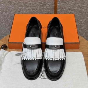 福建高仿爱马仕乐福鞋HERMES 227Destin乐福鞋 黑色/ck89/noir 小牛皮/calfskin